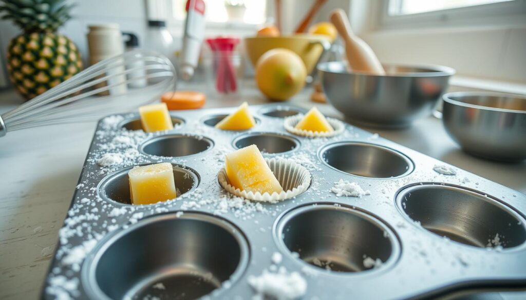 cupcake pan preparation