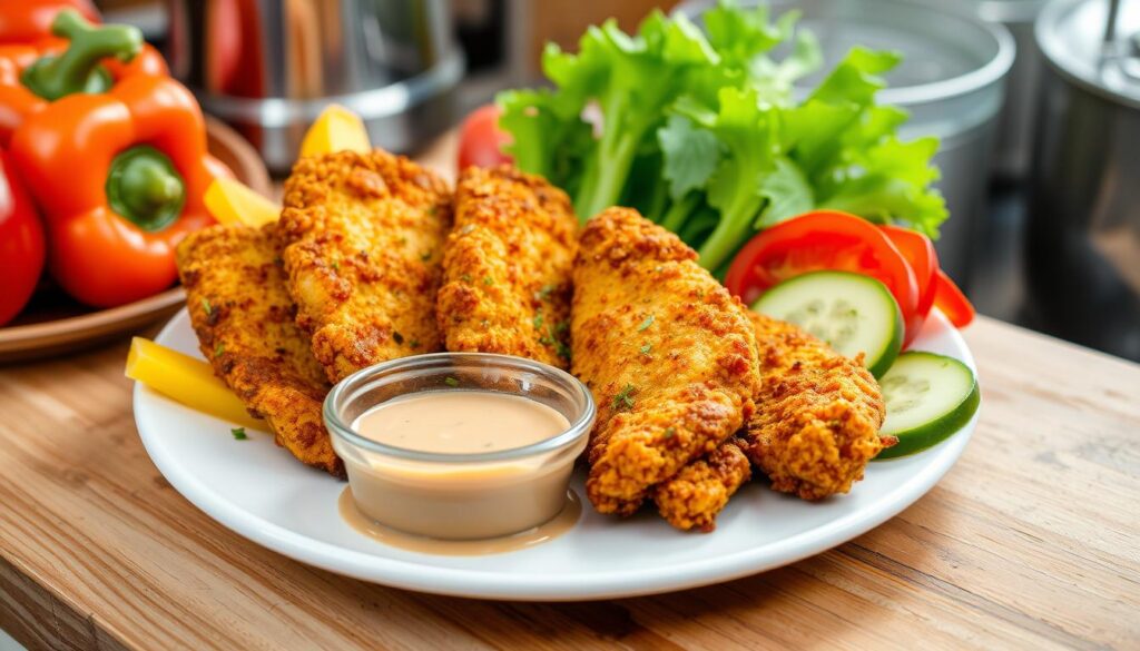 gluten-free and keto-friendly chicken tenders