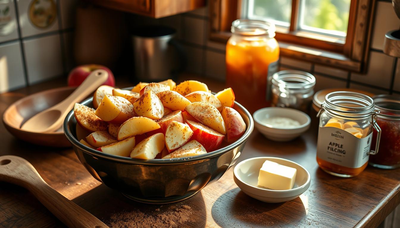 homemade apple pie filling