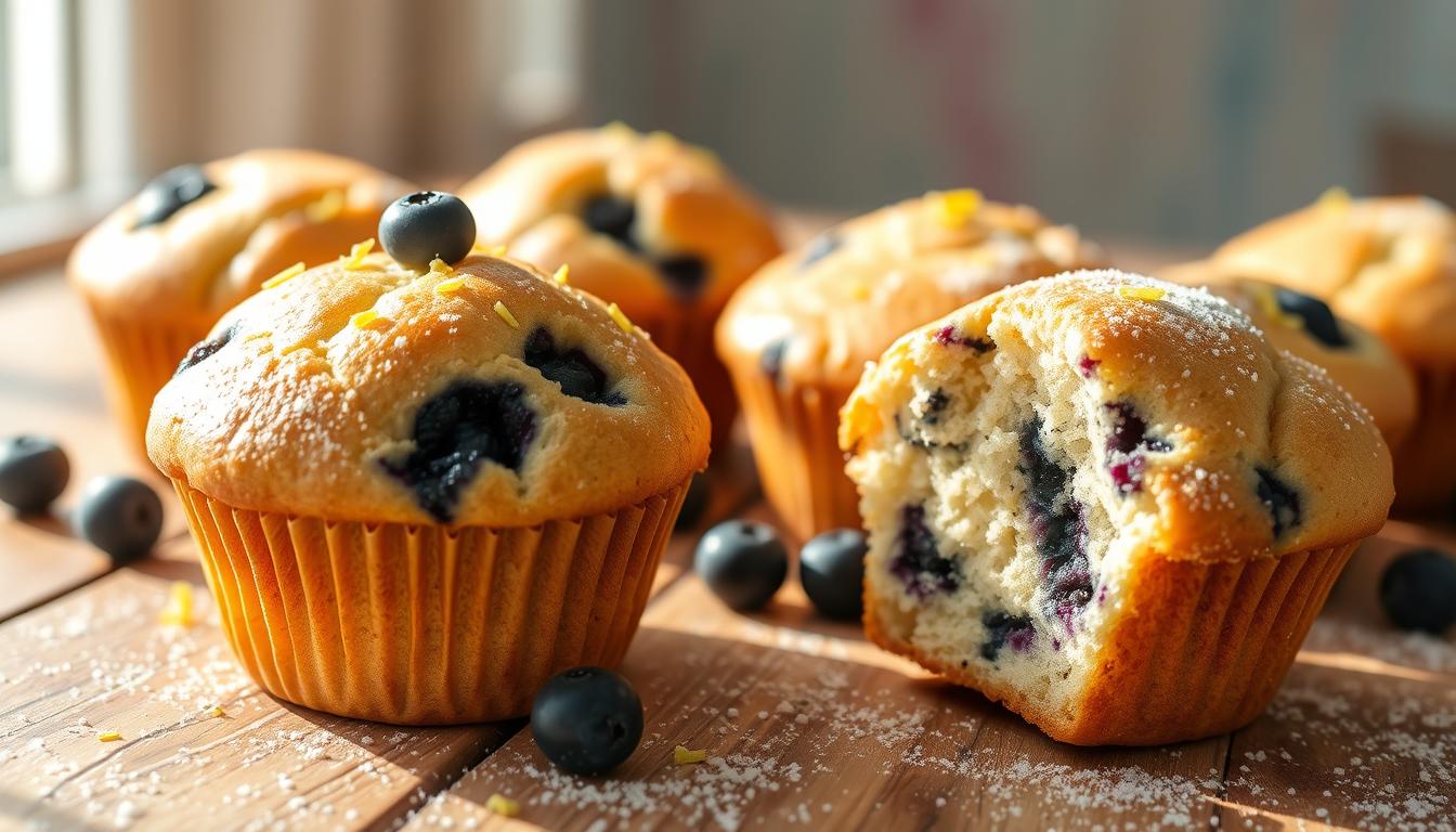 lemon blueberry muffins recipe