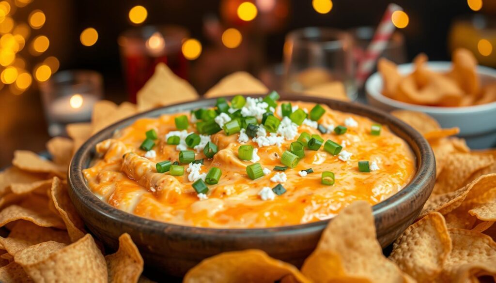 spicy buffalo chicken dip